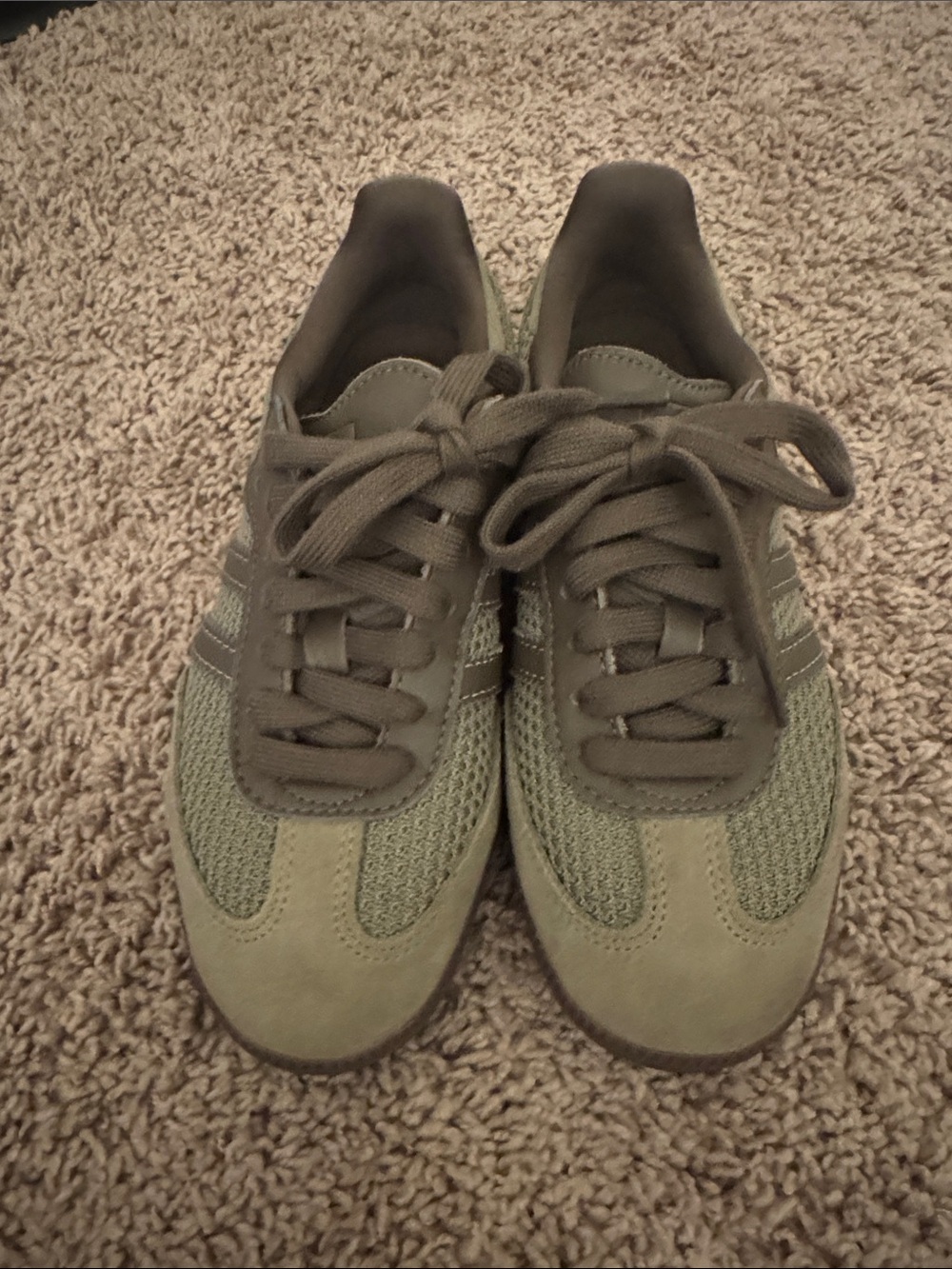 Adidas Olive Green Casual Sneakers